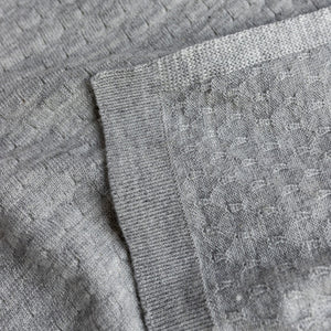 Hvid Blanket Frankie - Grey Melange