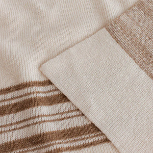 Hvid Blanket Gilbert - Off white / Walnut