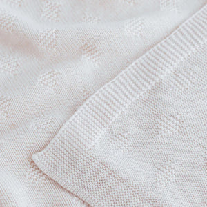Hvid Blanket Gloria - Off White
