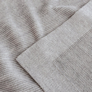 Hvid Blanket Gust - Grey Melange