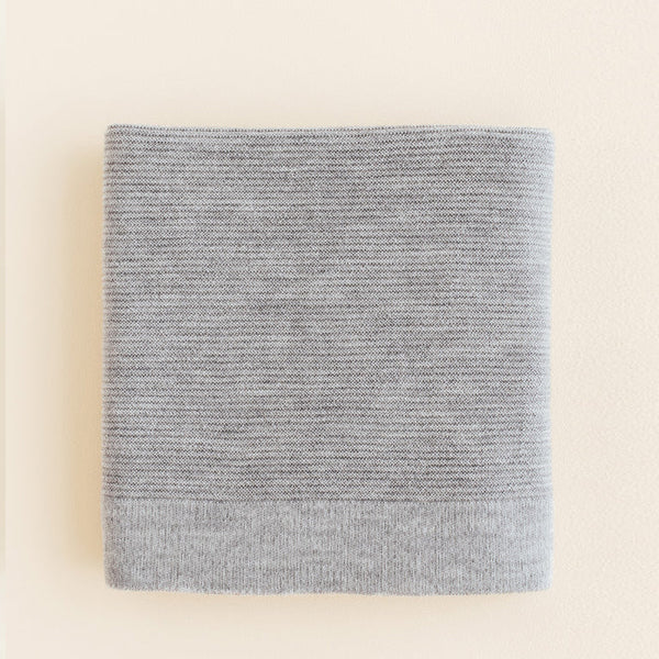 Hvid Blanket Gust - Grey Melange