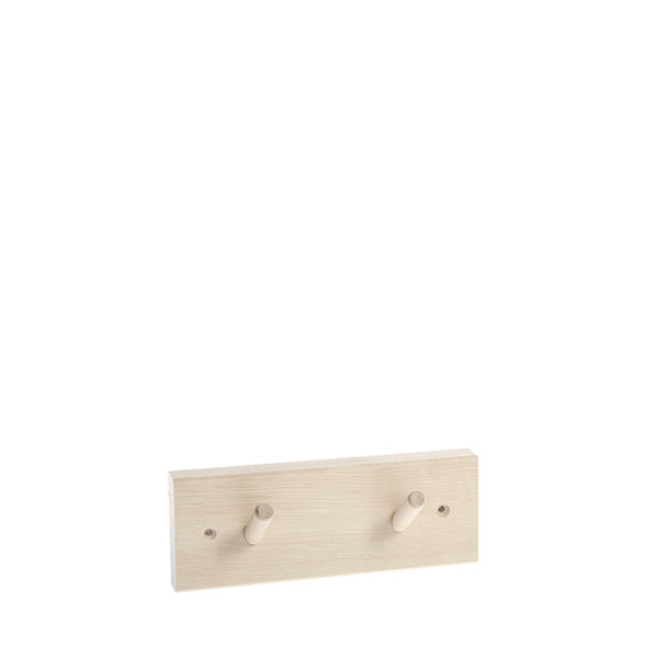 Iris Hantverk wooden rack with two hooks