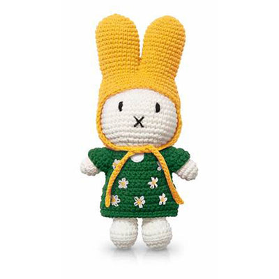 Just Dutch Miffy – Green Flower Dress and Yellow Hat