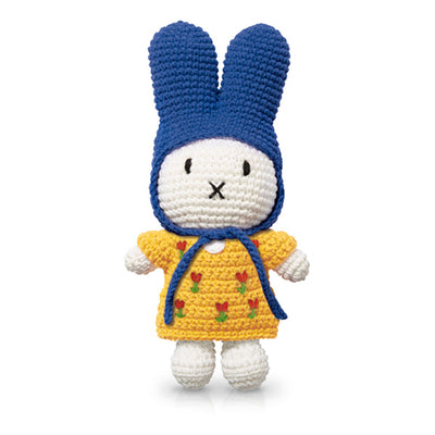 Just Dutch Miffy – Yellow Tulip Dress and Blue Hat