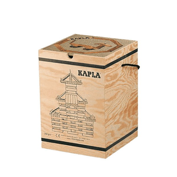 Kapla 280 Piece Wooden Building Set - Art Book BEIGE
