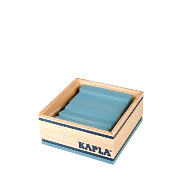 Kapla 40 Piece Wooden Building Set – Light Blue
