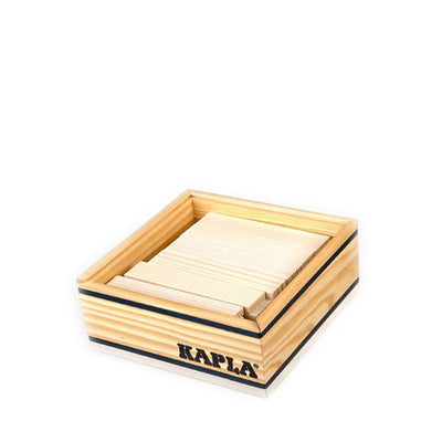 Kapla 40 Piece Wooden Building Set – White