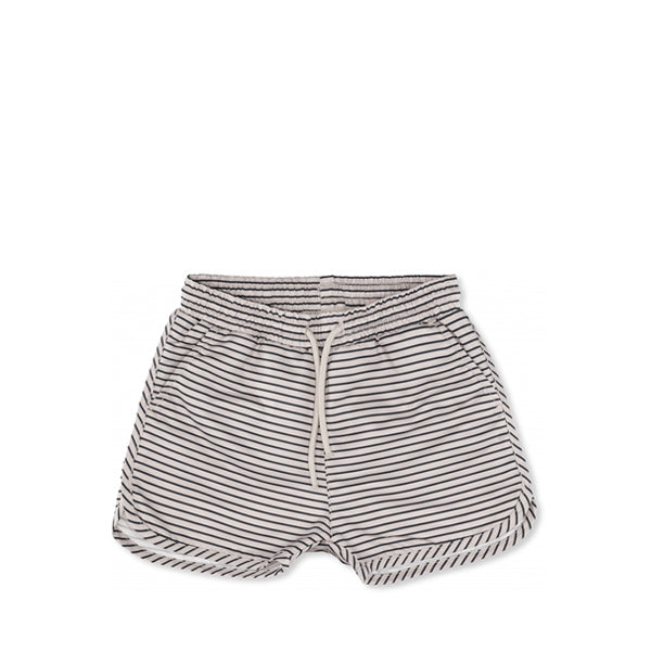 Konges Sløjd Soleil Boys Swim Shorts - Striped Navy/Nature