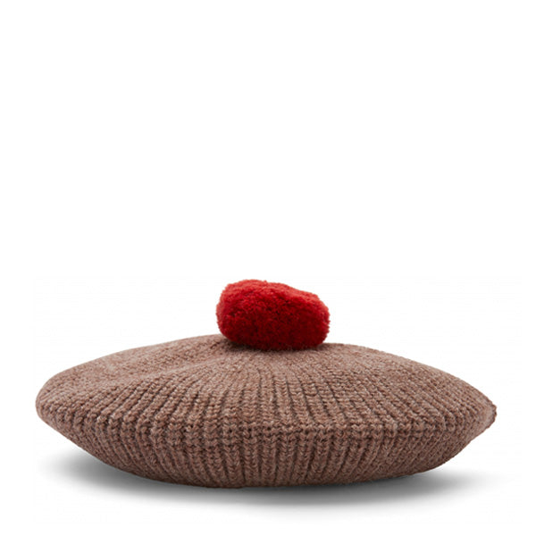 Konges Sløjd Miro Beret - Bunny Brown Melange