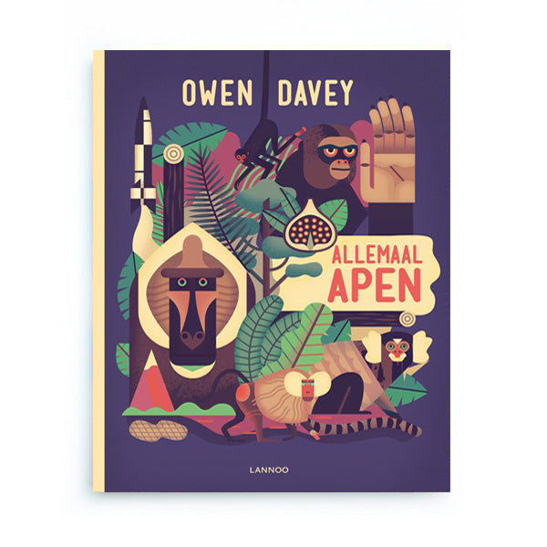Allemaal Apen by Owen Davey – Dutch