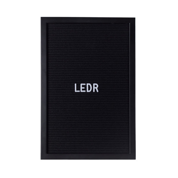 LEDR Letter Board 30x45 - All Black