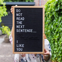 LEDR Letter Board 30×45 – Black