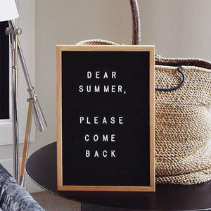 LEDR Letter Board 30×45 – Black