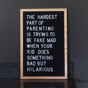 LEDR Letter Board 30×45 – Black
