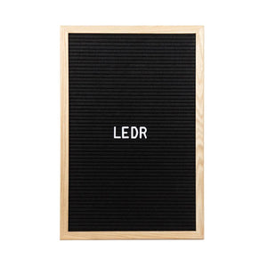 LEDR Letter Board 30×45 – Black