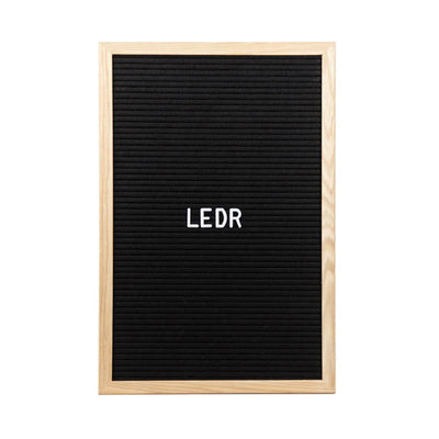 LEDR Letter Board 30×45 – Black