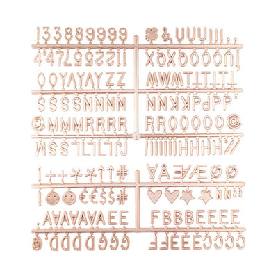 LEDR Letterset for Letter Board – Rose Gold