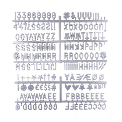 LEDR Letterset for Letter Board – Silver