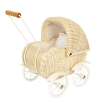Legler Small Foot Dolls Pram – Wickerwork