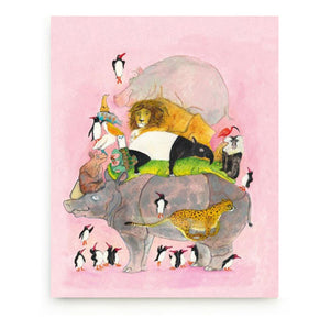Springende Pinguïns en Lachende Hyena's by Marije Tolman - Dutch