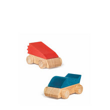 Lubulona Wooden Toy Supercars Pack 2 - Fire & Water
