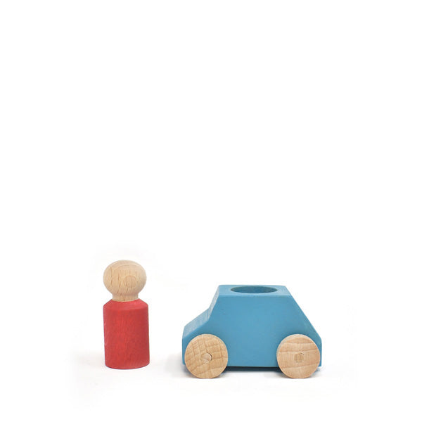 Lubulona Wooden Toy Car - Blue