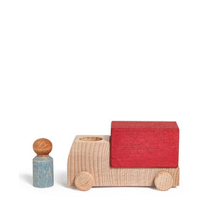 Lubulona Wooden Toy Truck - Red