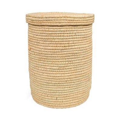 Madagascar Woven Palm Lidded Basket - DAGA