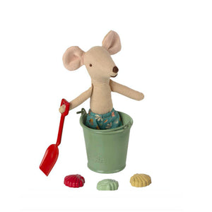 Maileg Beach Set - Shovel, Bucket & Shells