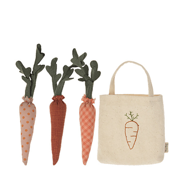 Maileg Carrots in Shopping Bag, Mini