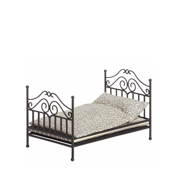 Maileg Vintage Bed Micro – Antracite