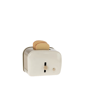 Maileg Miniature Toaster & Bread - Off white