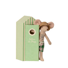 Maileg Beach Mice - Dad in Cabin de Plage - Elenfhant