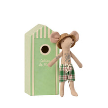 Maileg Beach Mice - Dad in Cabin de Plage - Elenfhant