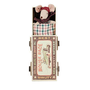 Maileg Big Brother Racer Mouse in Box