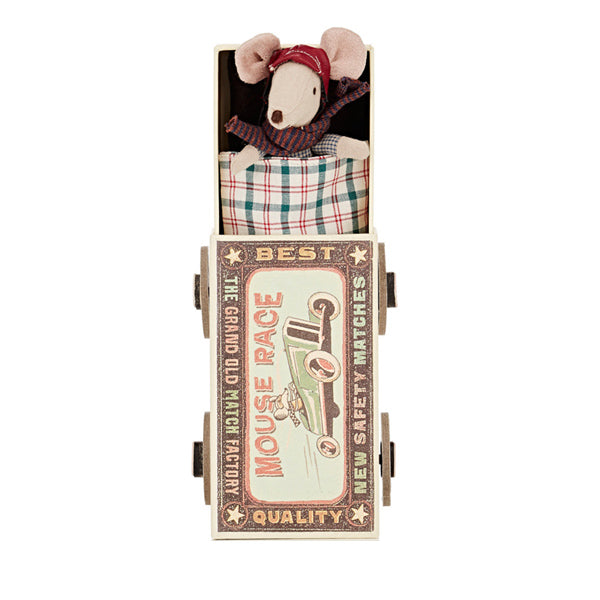 Maileg Big Brother Racer Mouse in Box