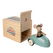 Maileg Mouse Car with Garage - Blue