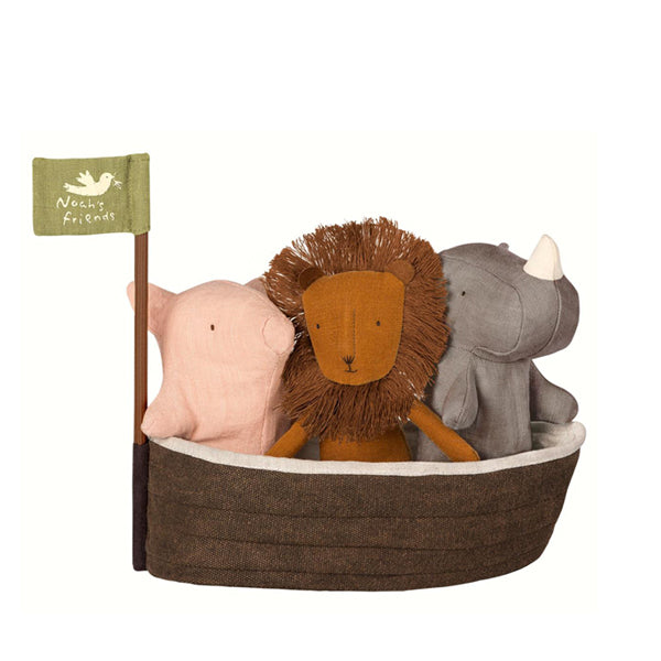 Maileg Noah`s Ark with 3 Mini Animals