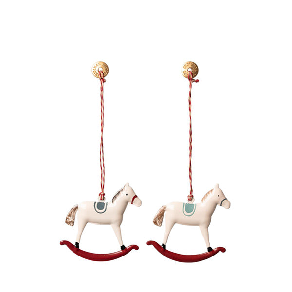 Maileg Metal Ornament 2 ass. - Rocking Horse