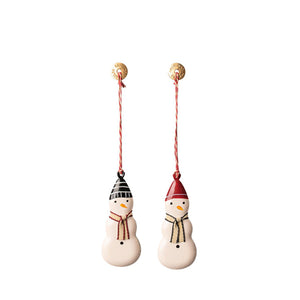 Maileg Metal Ornament - Snowman 2 pcs.