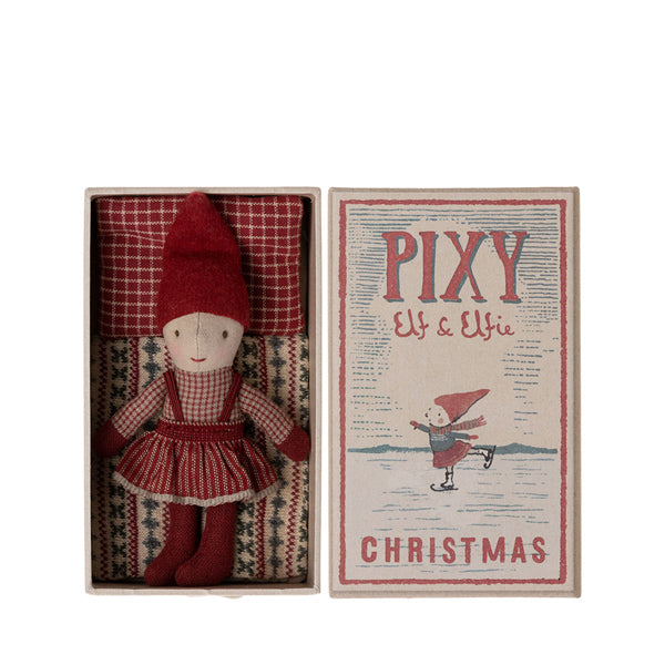 Maileg Pixy Elfie in Matchbox