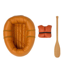 Maileg Rubber Boat, Mouse - Dusty Yellow