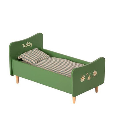 Maileg Wooden Bed, Teddy Dad - Dusty Green