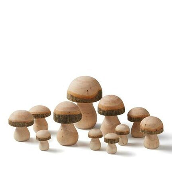 Mercurius Wooden Toadstools 11 Pieces