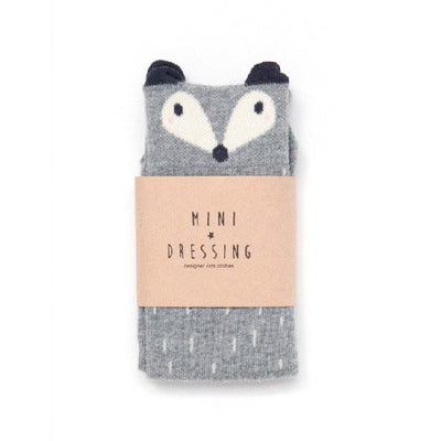 Mini Dressing Fox Grey Raccoon Knee Socks