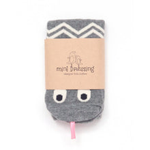 Mini Dressing Grey Snake Knee Socks