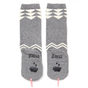 Mini Dressing Grey Snake Knee Socks