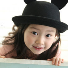 Mini Dressing Bunny Wool Hat - Black