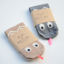 Mini Dressing Beige Snake Knee Socks