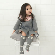 Mini Dressing Grey Snake Knee Socks